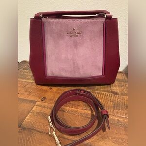 Kate Spade Burgundy  and Purple Crossbody Bag
